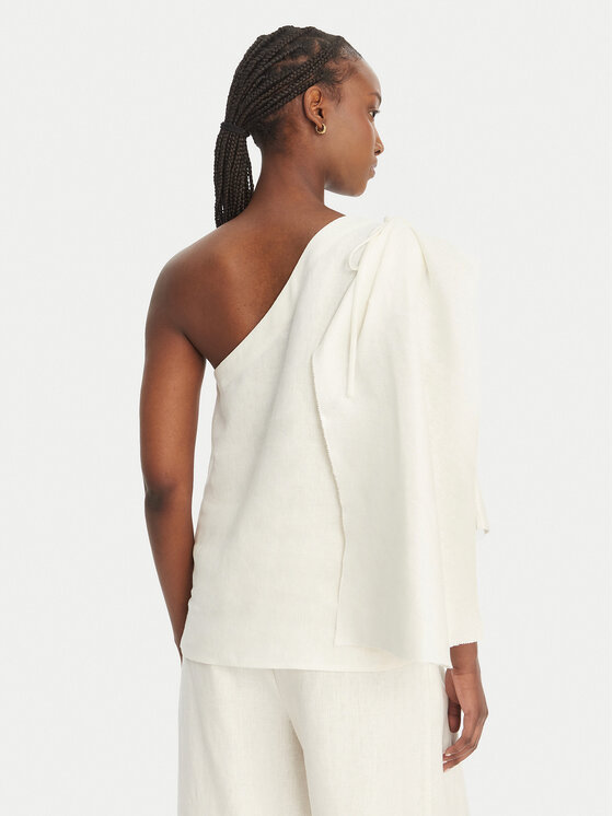 Eleh Eleh Блуза SS260317 Бял Regular Fit