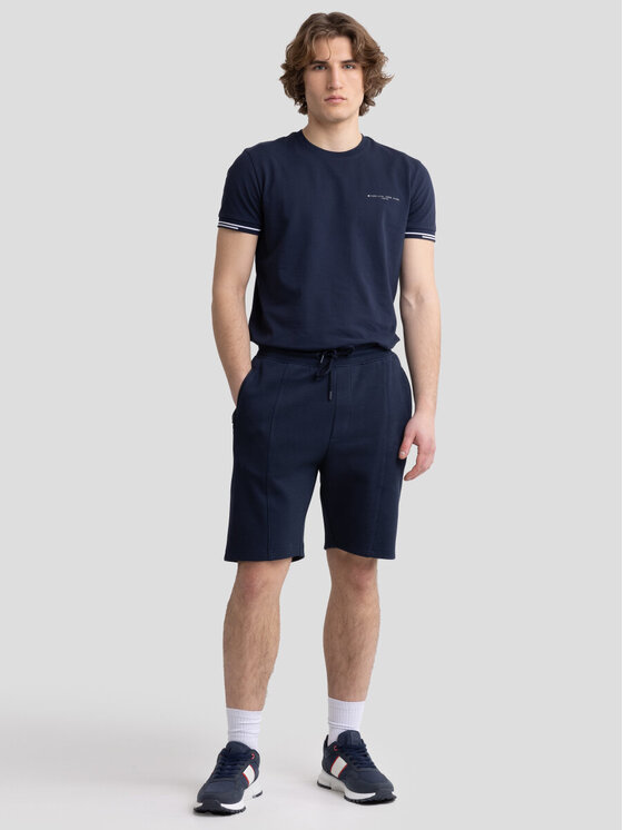 BIG STAR BIG STAR T-Shirt WLADER_403_150 Granatowy Basic Fit
