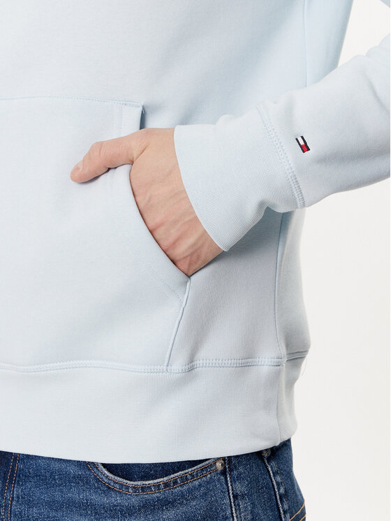 Tommy Hilfiger Tommy Hilfiger Pulóver Logo MW0MW11599 Kék Regular Fit
