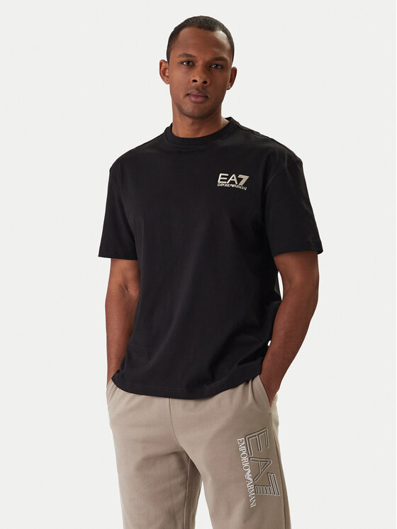 EA7 Emporio Armani EA7 Emporio Armani T-shirt 7M001402 AF22264 UC001 Crna Regular Fit