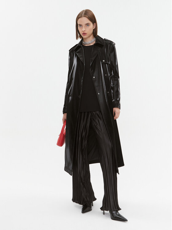 DKNY DKNY Блуза UI3T2180 Черен Regular Fit