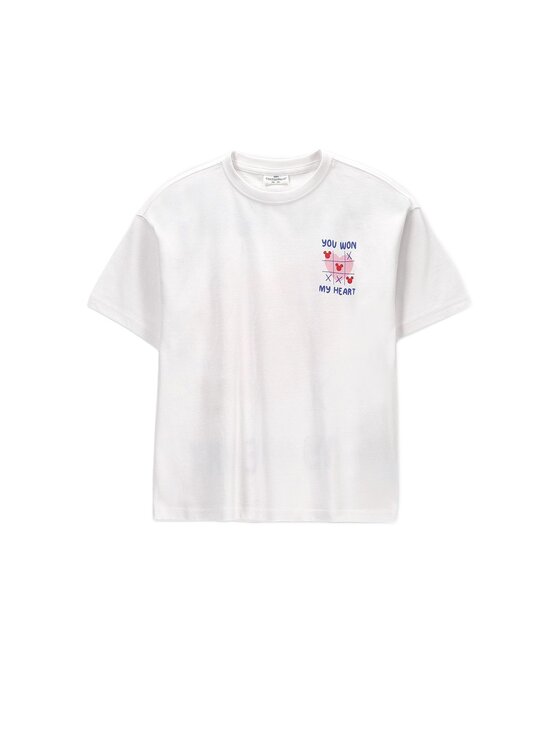 Coccodrillo Coccodrillo T-Shirt ZC6143218LGD-001 Biały Regular Fit