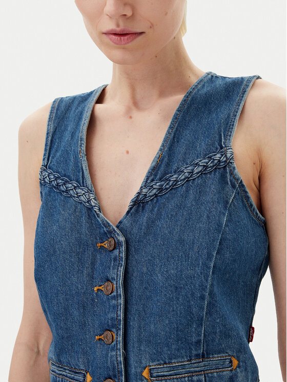 Levi's® Levi's® Mellény 001WQ-0000 Kék Regular Fit