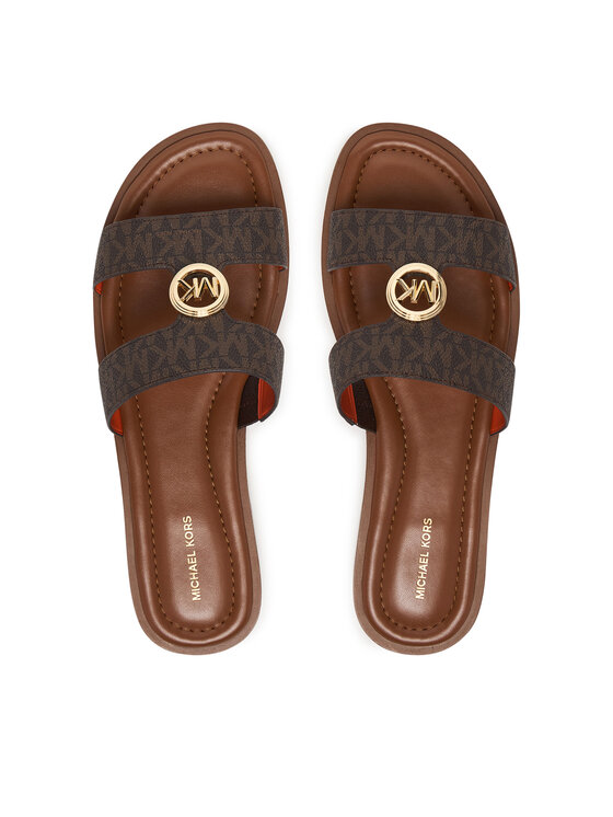 MICHAEL Michael Kors MICHAEL Michael Kors Klapki Ering Flat 40S6ERFS2B Brązowy
