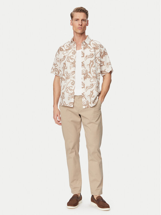 Jack & Jones Jack & Jones Hemd Montauk 12293763 Weiß Relaxed Fit