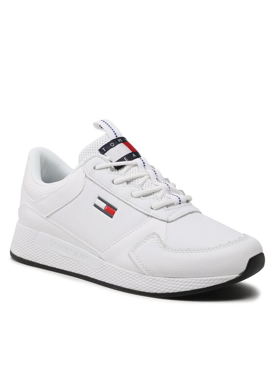 Tommy Jeans Tommy Jeans Sneakersy Flexi Runner Ess EM0EM01080 Biela