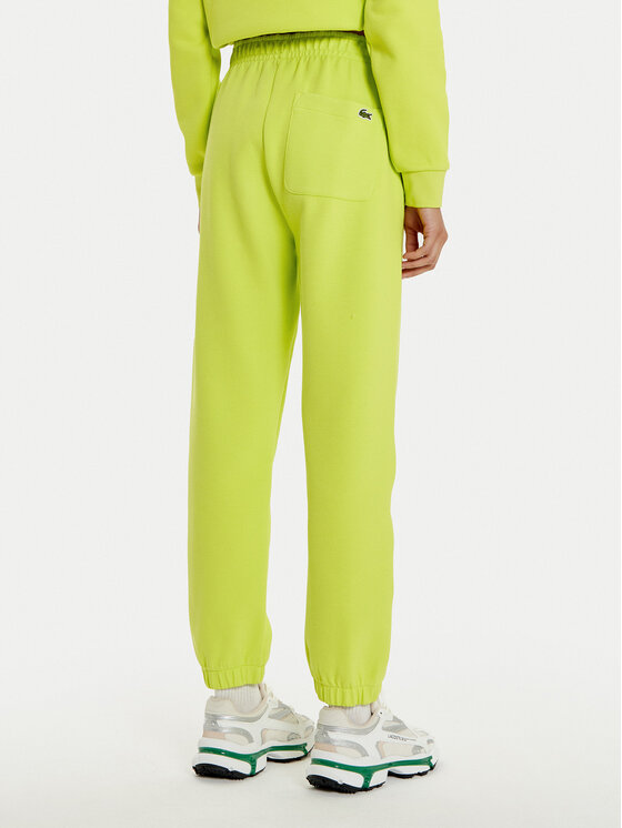 Lacoste Lacoste Spodnji del trenirke XF7077 Zelena Regular Fit