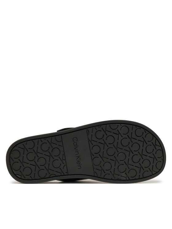 Calvin Klein Calvin Klein Sandále Flat Adj Tp Eyelet HW0HW02349 Čierna