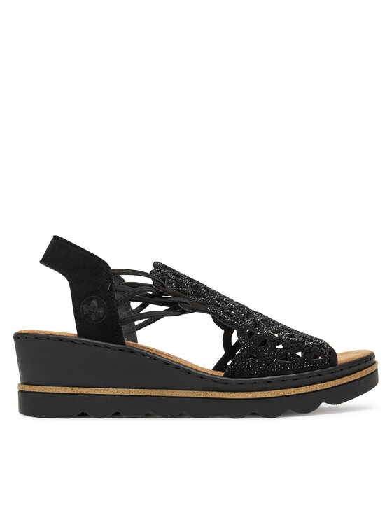 Sandale Rieker 67465-00 Negru