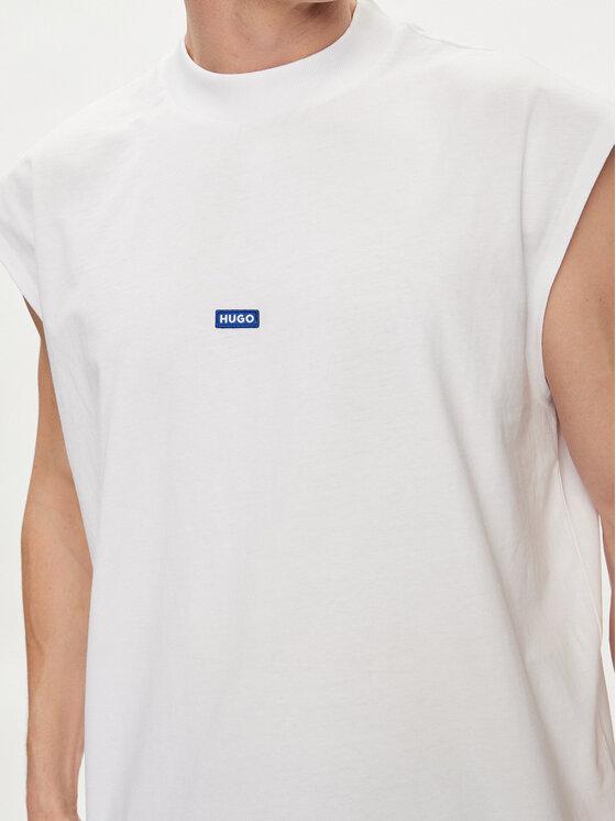 HUGO Hugo Tank top Navertz 50509773 Bílá Regular Fit