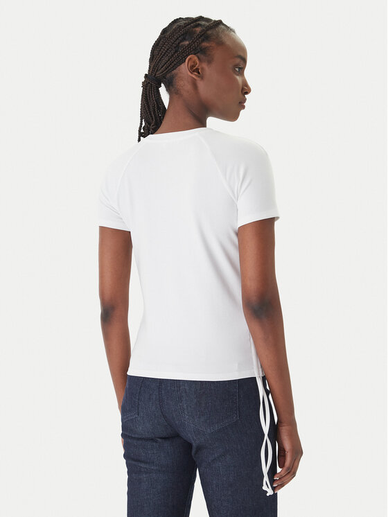 Patrizia Pepe Patrizia Pepe T-Shirt 2M4549/J416-W103 Biały Reglan Fit