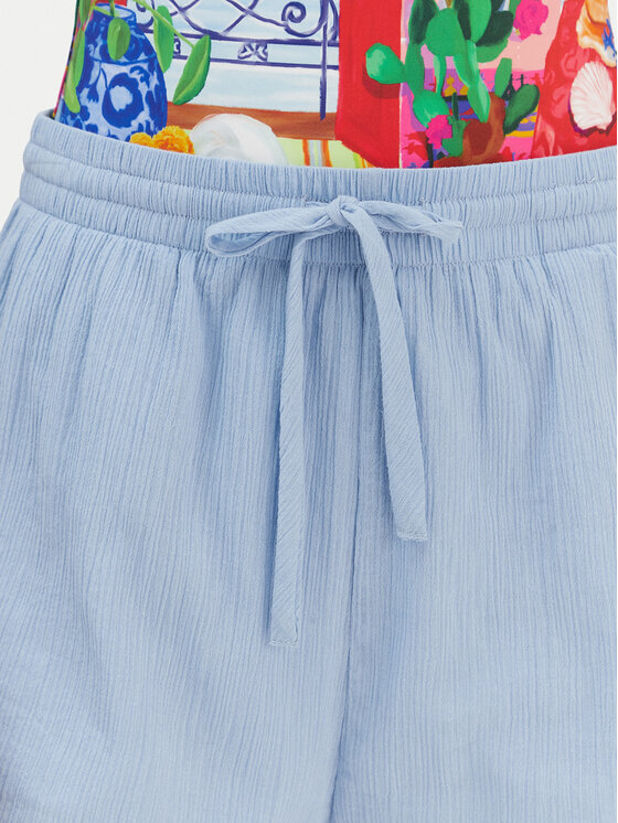 Seafolly Seafolly Stoffshorts Crinkle 55429-SH Himmelblau Regular Fit