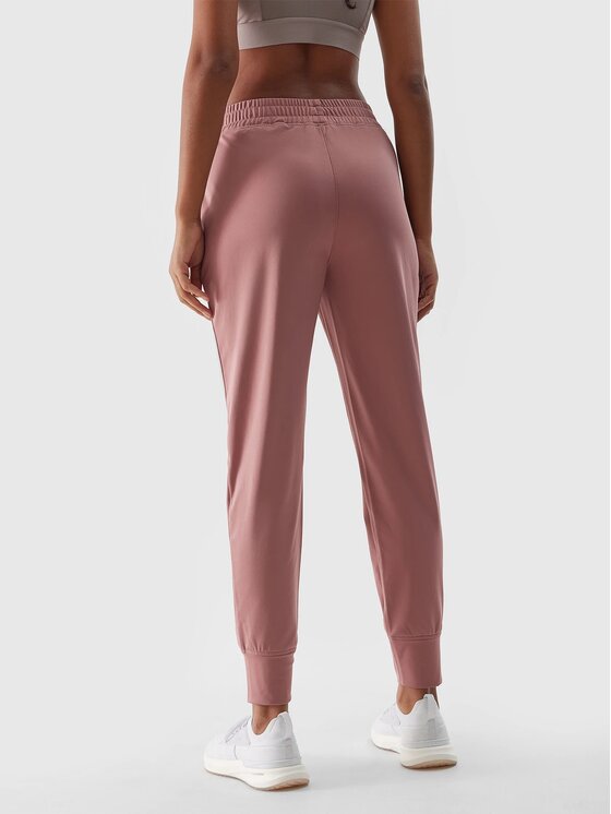 4F 4F Pantaloni da donna 4FWSS24TFTRF454-56S Rosa Regular Fit