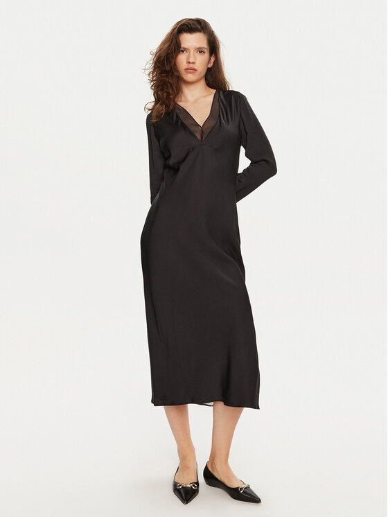 Calvin Klein Calvin Klein Rochie cocktail K20K207845 Negru Regular Fit
