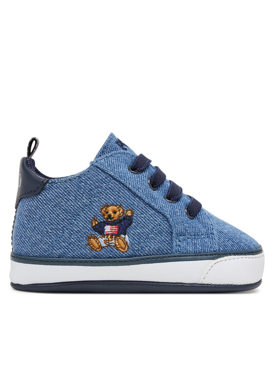 Polo Ralph Lauren Polo Ralph Lauren Pantofiori pentru bebeluși Quilton Bear Gore RL03477430 Bleumarin