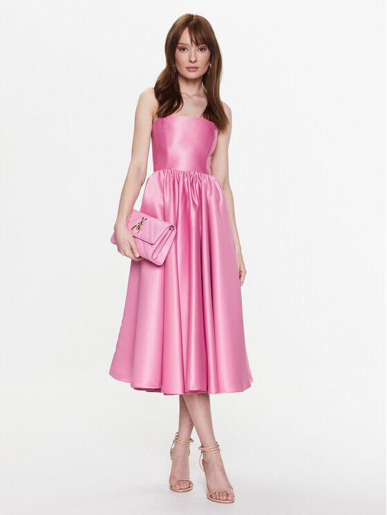 PINKO Pinko Sukienka koktajlowa Aminga 100298 A0I0 Różowy Regular Fit