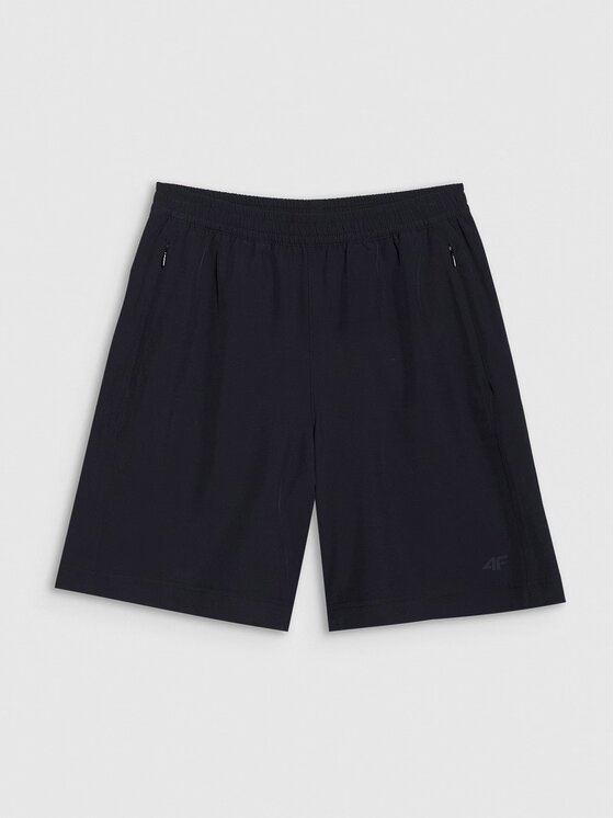 4F 4F Σορτς παραλίας 4FWSS25UBDSF131-20S Μαύρο Regular Fit