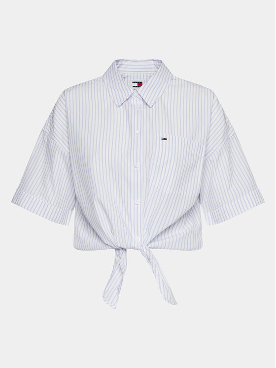 Tommy Jeans Tommy Jeans Košeľa DW0DW17809 Modrá Relaxed Fit