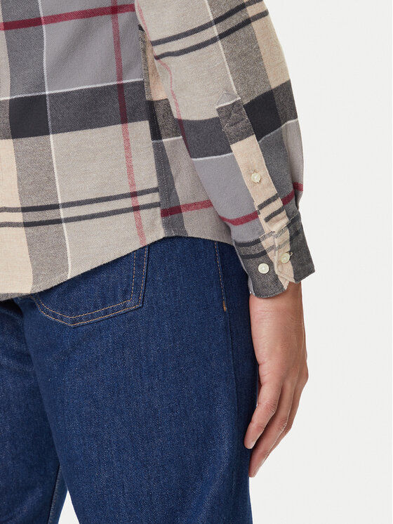 Barbour Barbour Πουκάμισο Edderton MSH4990TN53 Μπεζ Regular Fit