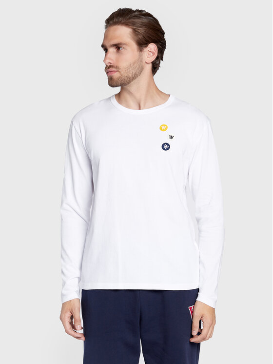 Longsleeve Mel Patches 10235402-2323 Bianco