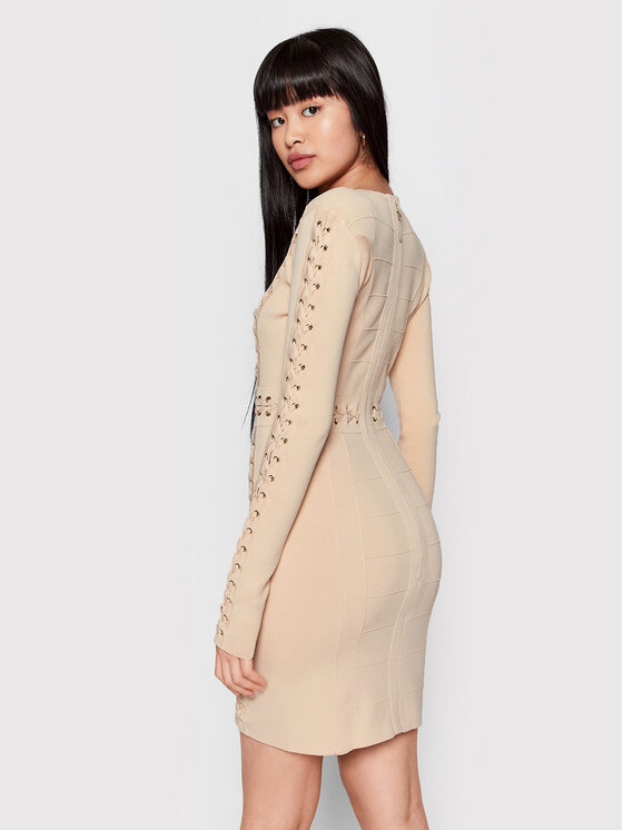 Abito da cocktail AM-84B-22E2-V650 Beige Slim Fit