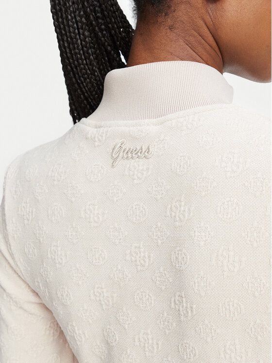 Guess Guess Bluza V6BQ06 K6280 Beżowy Regular Fit
