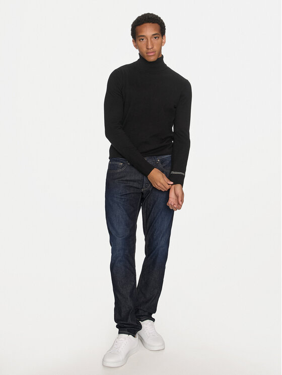 REPLAY Replay Поло UK4455.000.G23138 Черен Regular Fit