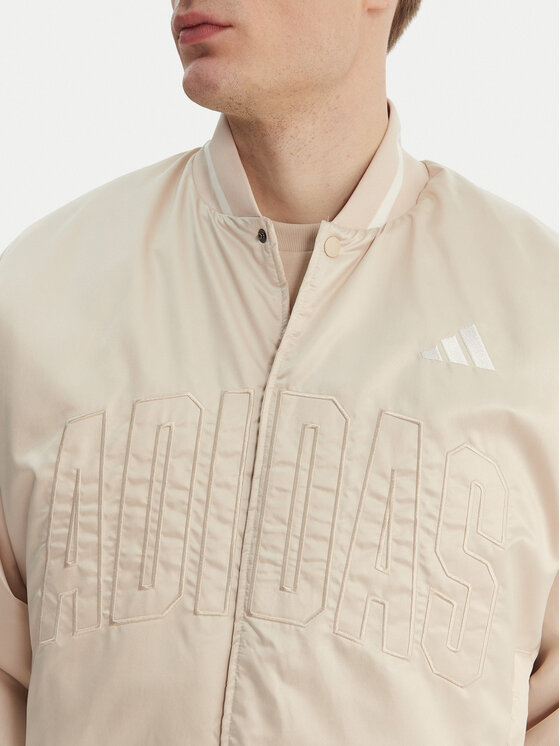 adidas adidas Куртка бомбер Stadium KE6211 Бежевий Loose Fit