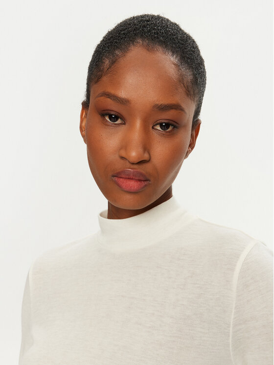 Calvin Klein Calvin Klein Rollkragenpullover K20K208047 Écru Slim Fit