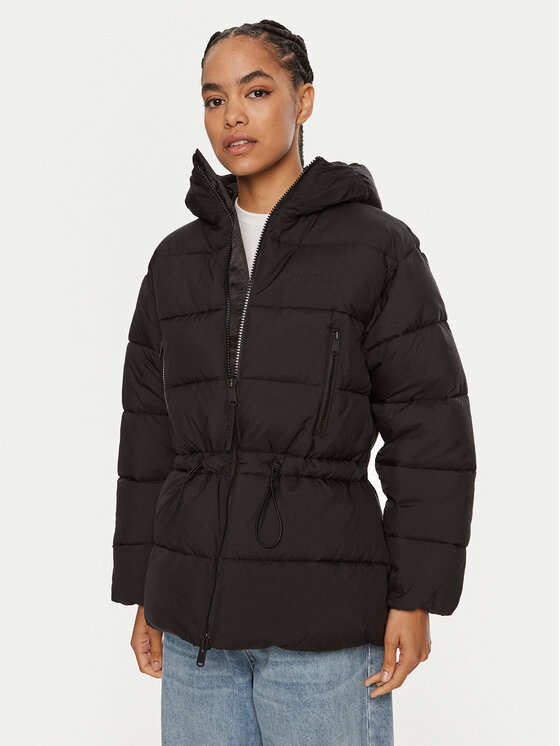 Calvin Klein Performance Geacă din puf 00GWF4O512 Negru Loose Fit
