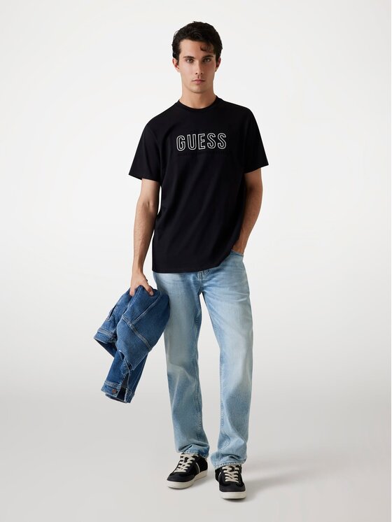 Guess Guess T-Shirt 177041 Czarny Classic Fit