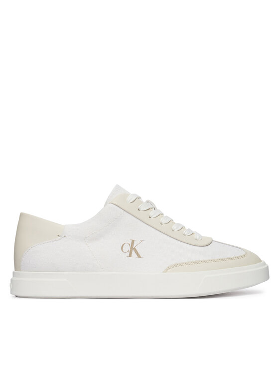 Calvin Klein Calvin Klein Sneakersy Low Pro Cups Wt Canv Mg HW0HW03145 Biały