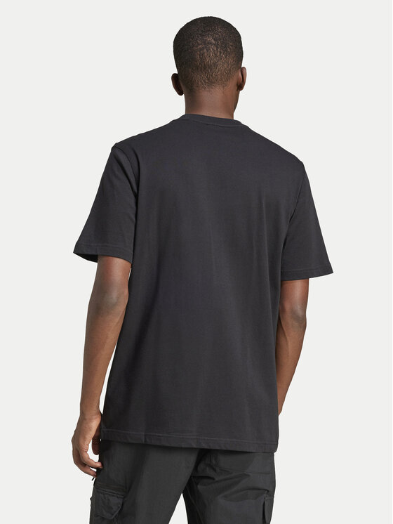adidas adidas Футболка Trefoil Essentials JI8545 Чорний Regular Fit