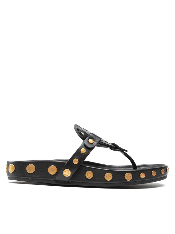 Tory Burch Tory Burch В'єтнамки Miller Cloud Coin 83764 Чорний