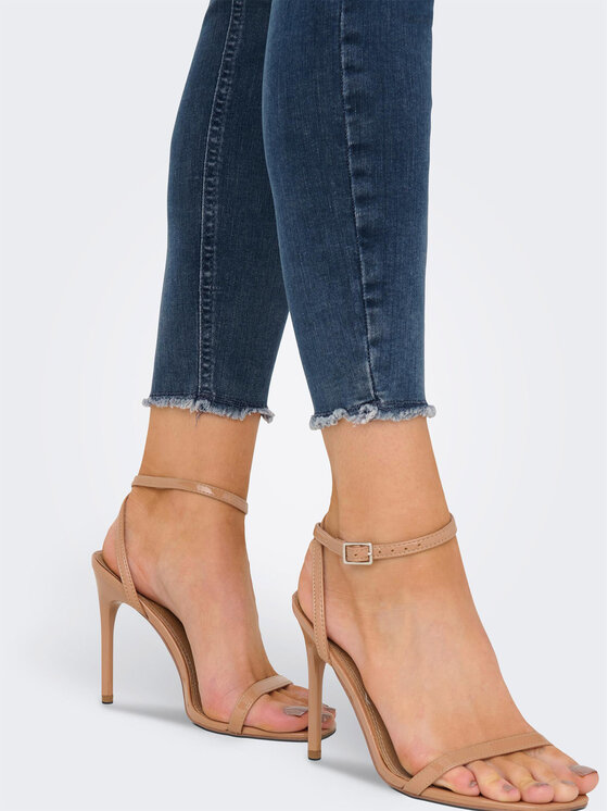 ONLY ONLY Jeans hlače 15216970 Modra Skinny Fit