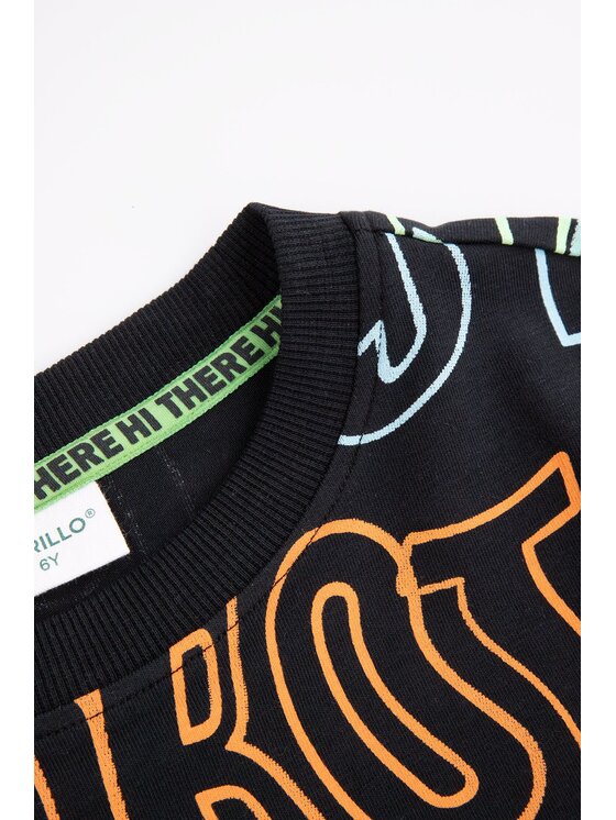 Coccodrillo Coccodrillo T-Shirt ZC5143102XBK-021 Czarny Regular Fit