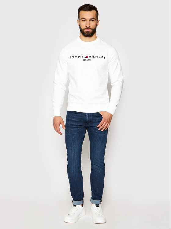 Tommy Hilfiger Tommy Hilfiger Teksad Bleecker MW0MW15599 Tumesinine Slim Fit