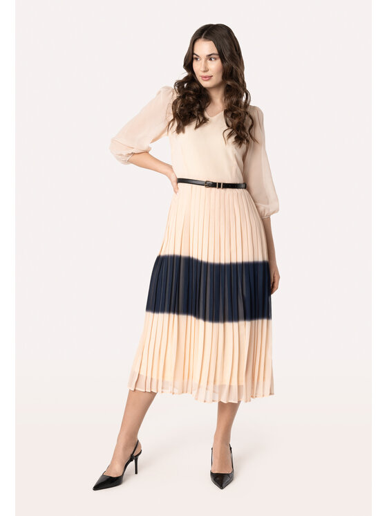 QUIOSQUE QUIOSQUE Každodenné šaty UŁAN DRESS Béžová Regular Fit