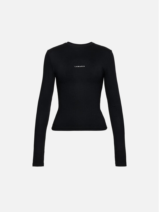 La Mania La Mania Longsleeve GIN Czarny Basic Fit