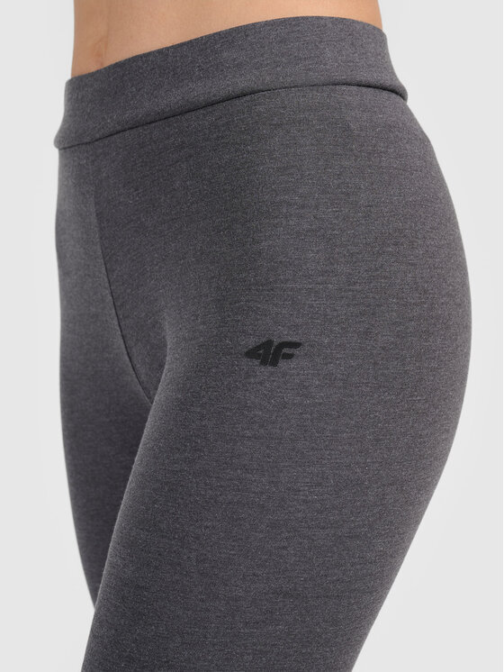 4F 4F Legginsy 4FWAW26TTIGF307-24M Szary ciemny Active Fit
