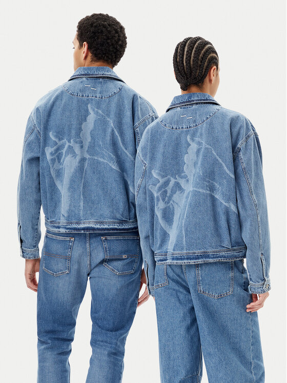 Filling Pieces Filling Pieces Jeansjacke Unisex 78620769975 Blau Regular Fit