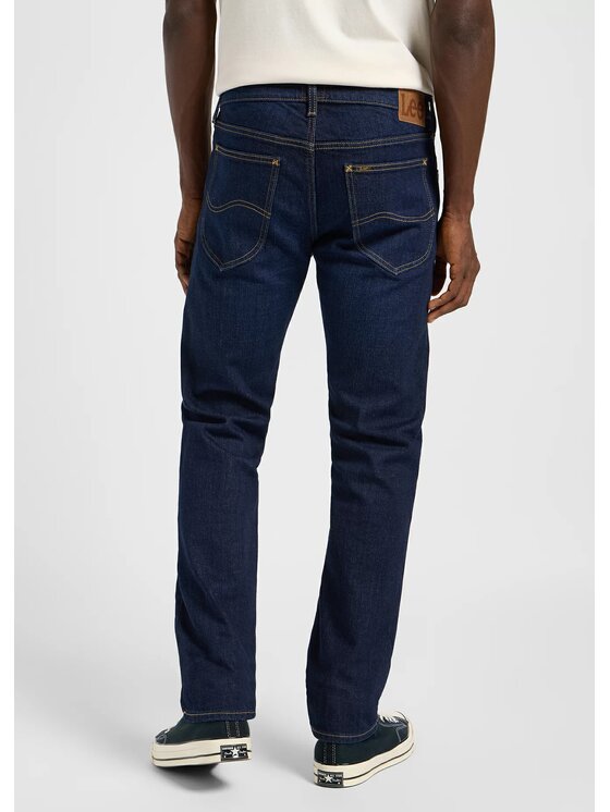 Lee Lee Jeansy DAREN ZIP FLY Niebieski Straight Fit