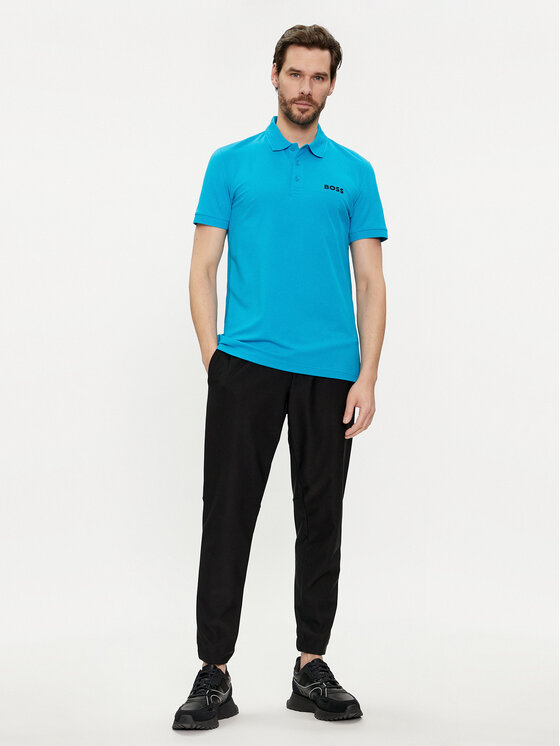BOSS Boss Polo majica Paule 50512789 Modra Slim Fit