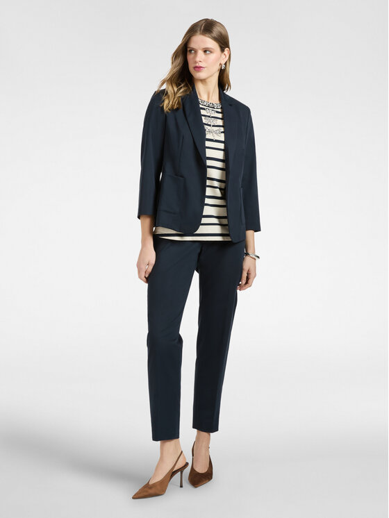 Elena Mirò Elena Mirò Marynarka R013P000146N064 Niebieski Slim Fit