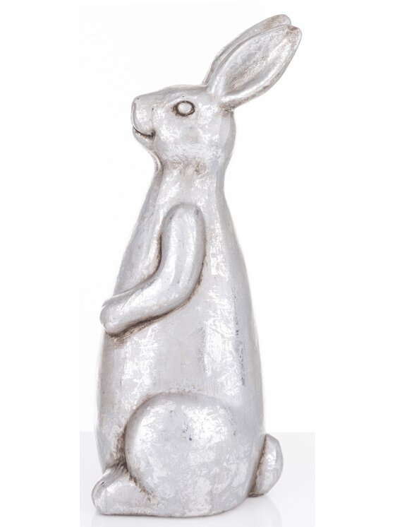 MIAhome MIAhome Figurka ceramiczna królika Srebrny