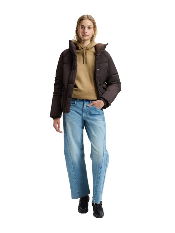 Lee Lee Kurtka puchowa 112385633 Brązowy Regular Fit