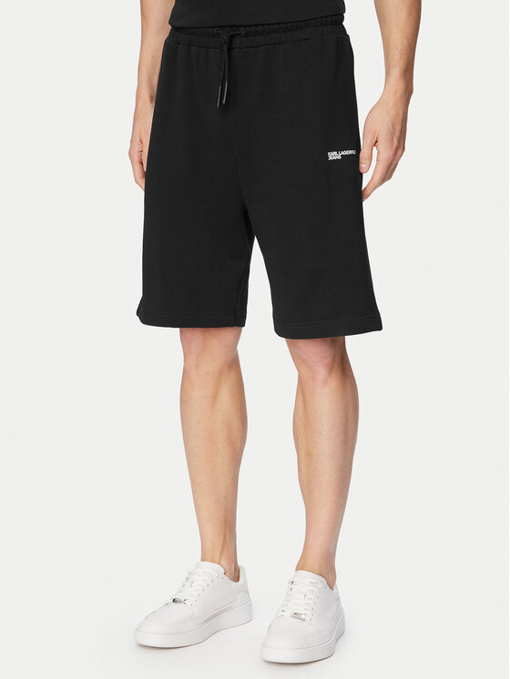 Karl Lagerfeld Jeans Karl Lagerfeld Jeans Дънкови шорти B2M10148 Черен Straight Leg