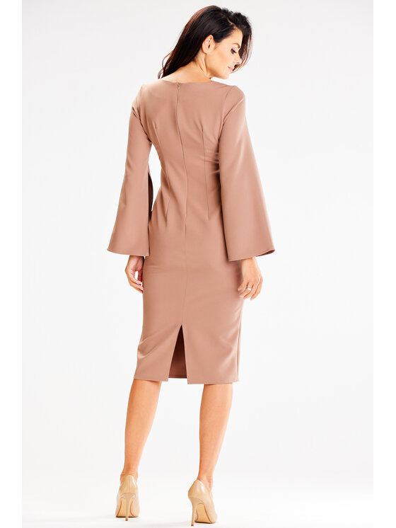 Awama Awama Abito da sera A596 Marrone Basic Fit