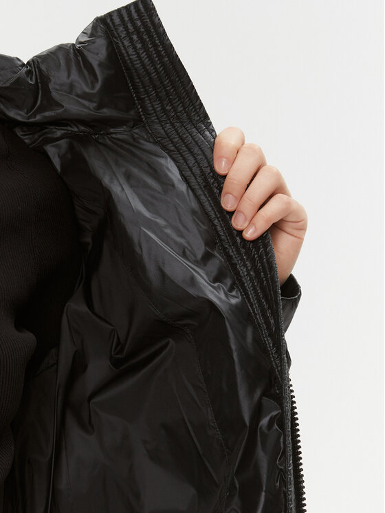 TWINSET TWINSET Μπουφάν πουπουλένιο 232TT2350 Μαύρο Regular Fit