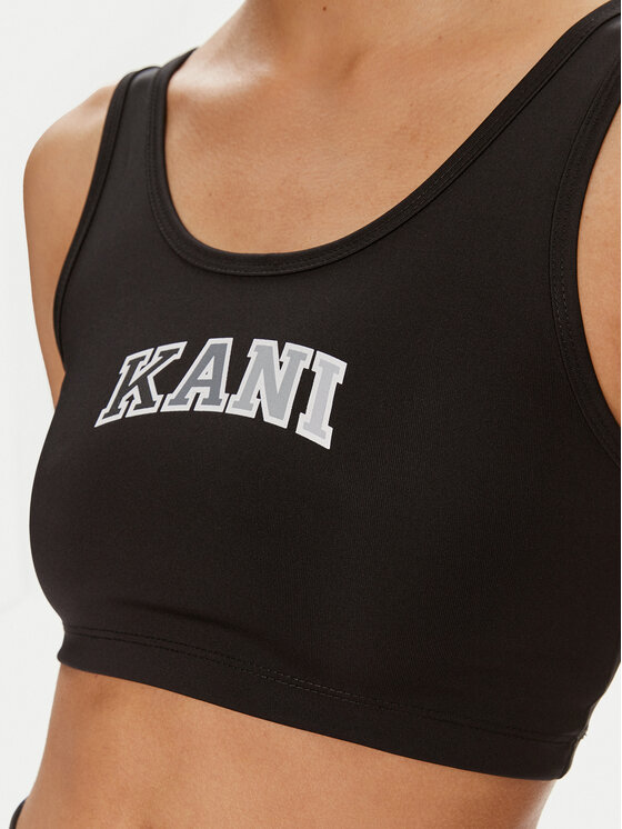 Karl Kani Karl Kani Rinnahoidja-top Small Serif 6131340 Must Slim Fit